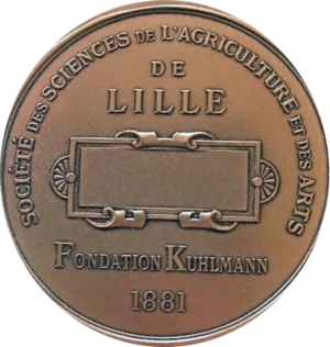 Revers de la médaille Kuhlmann
