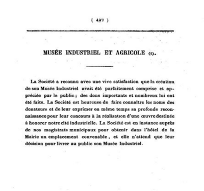 Zoom sur Musée Industriel et Agricole