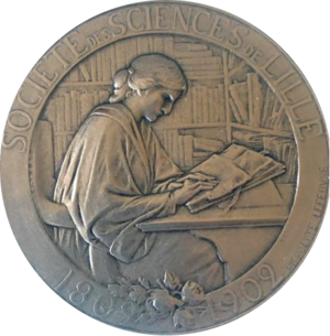 Avers de la médaille Wicar